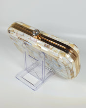 Load image into Gallery viewer, Mosaic Gold Metal Clutch - House Of Swavo